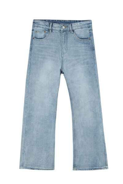 Straight Leg Jeans with Pockets - Damned Threads